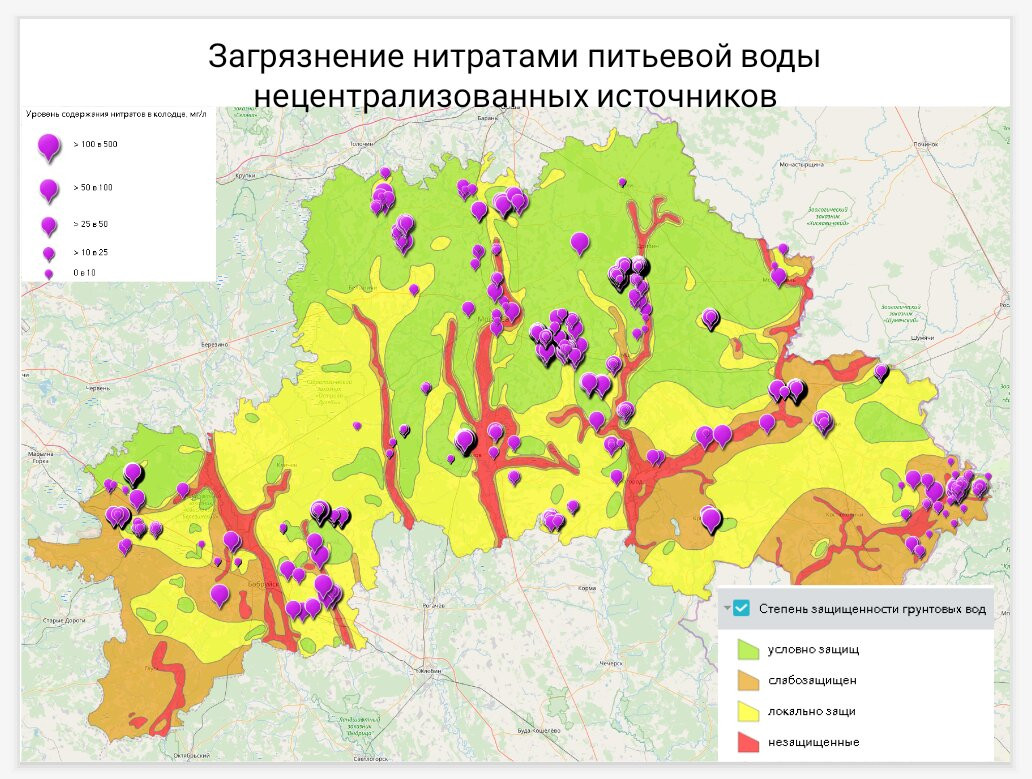 Карта экологической обстановки это